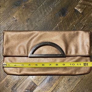 Style & Co. Bronze Clutch